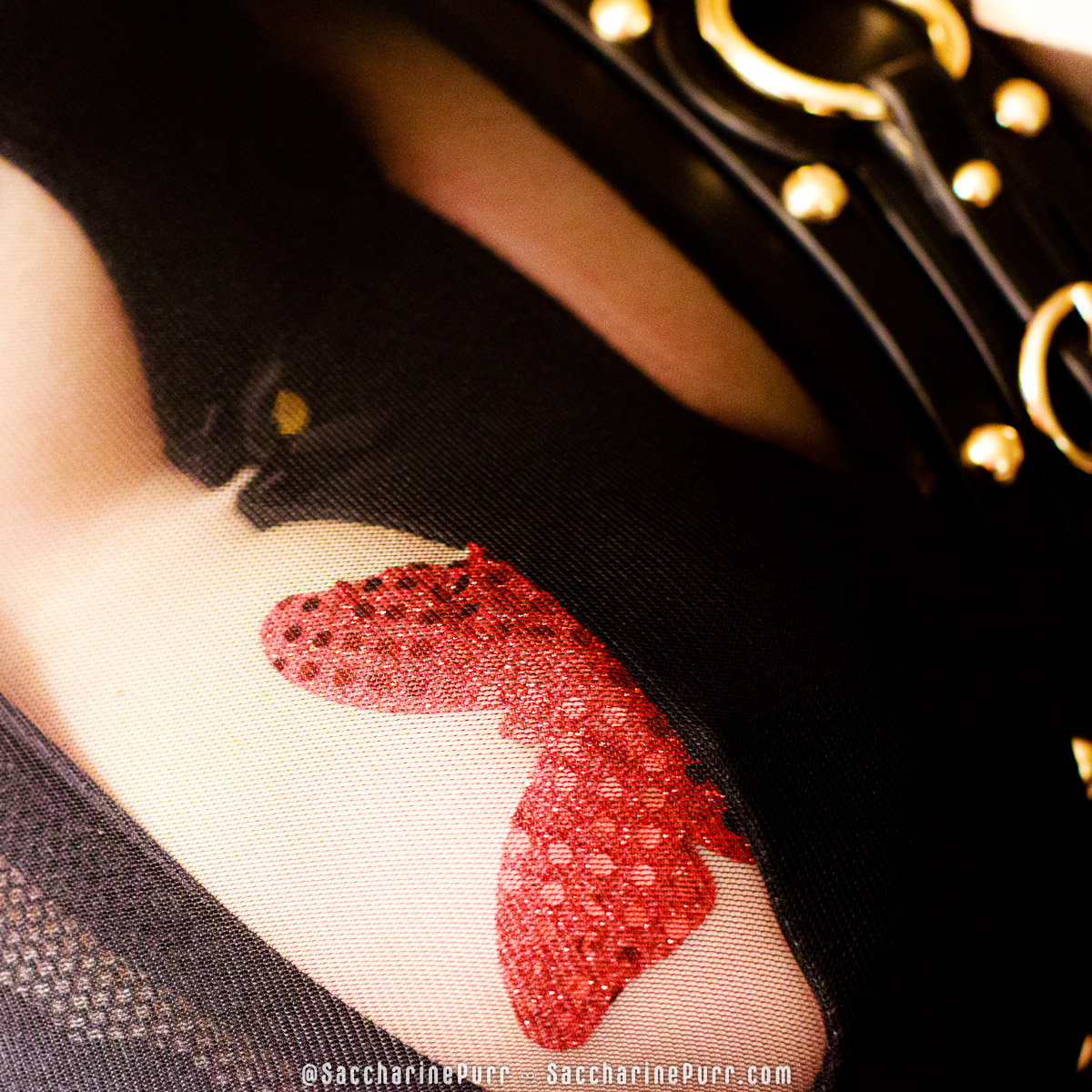 Butterfly Pasties, Belt, and Feet - KinkyCon NH