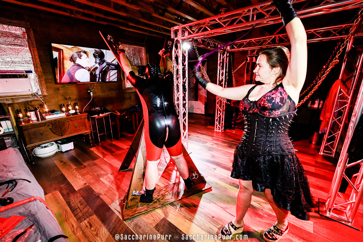 St. Andrew's Cross Impact - Humbler and CBT, Shined Up Impact, and Bondage Swing Impact