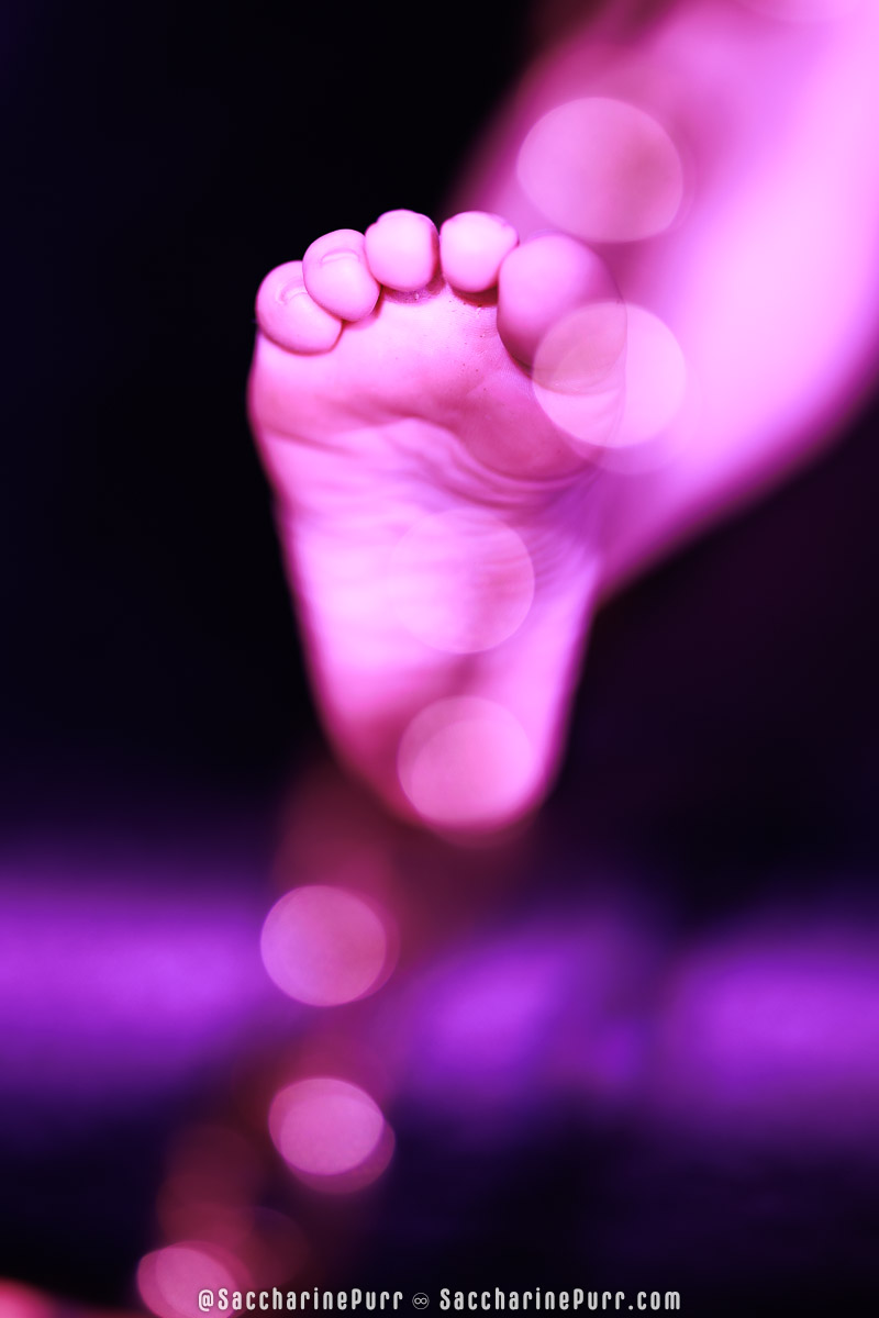 Wiggling Toes - Panty Lock, Toe Shackles, and Sensual Massage