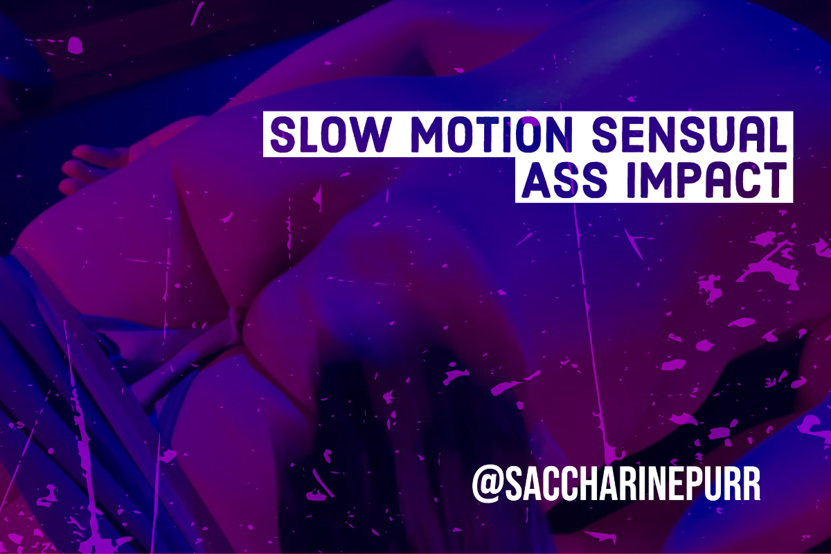 Slow Motion Sensual Ass Impact